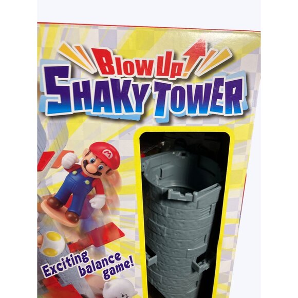 Super Mario Blow Up Shaky Tower Game By Epoch For Ages 4+ Complete - Picture 3 of 16